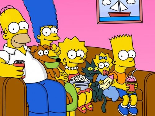 Una famiglia ricrea la sigla dei Simpson!